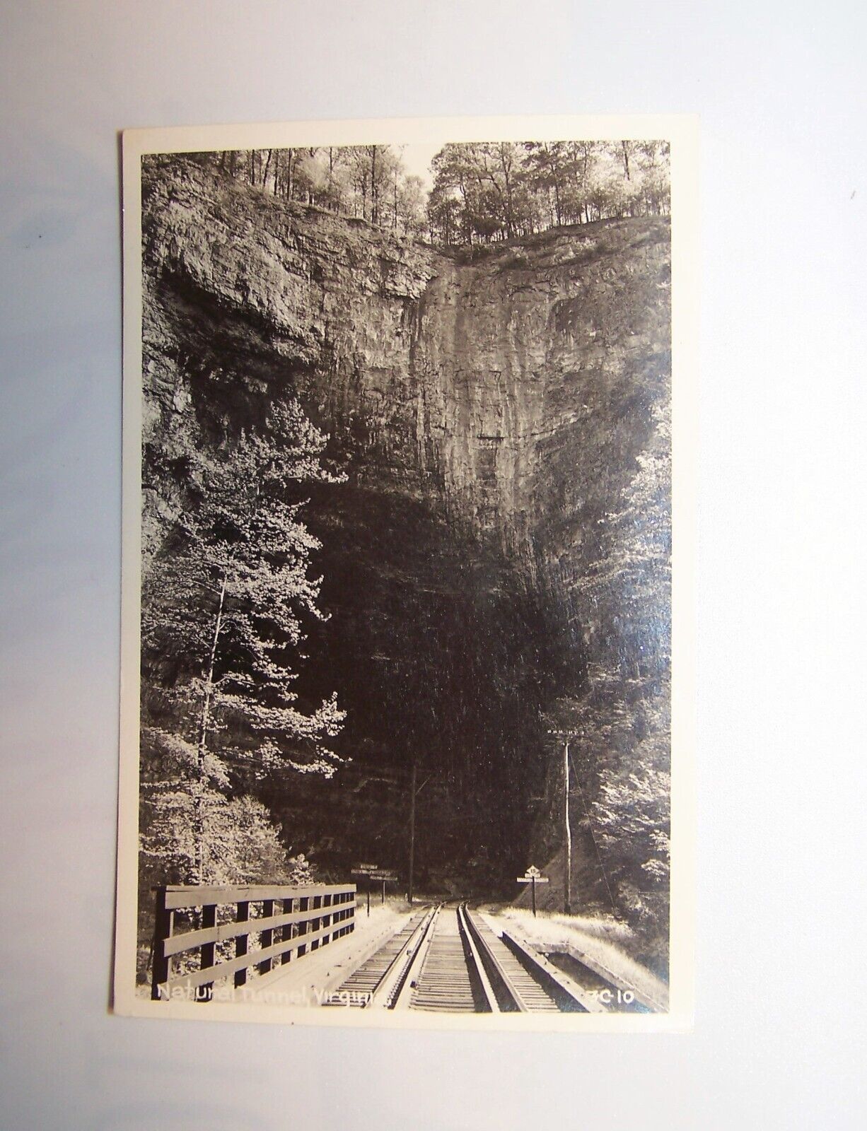 RPPC Natural Tunnel Virginia  naturally carved through a limestone ridge  A-4