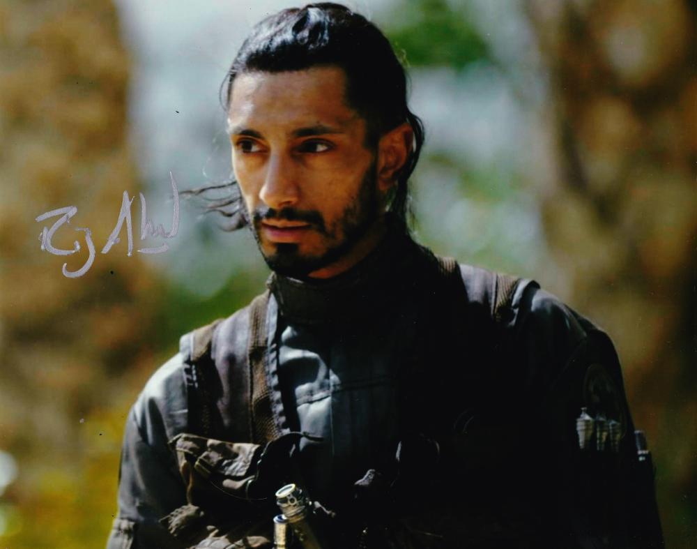 RIZ AHMED SIGNED 8X10 PHOTO STAR WARS ROGUE ONE AUTHENTIC AUTOGRAPH COA C