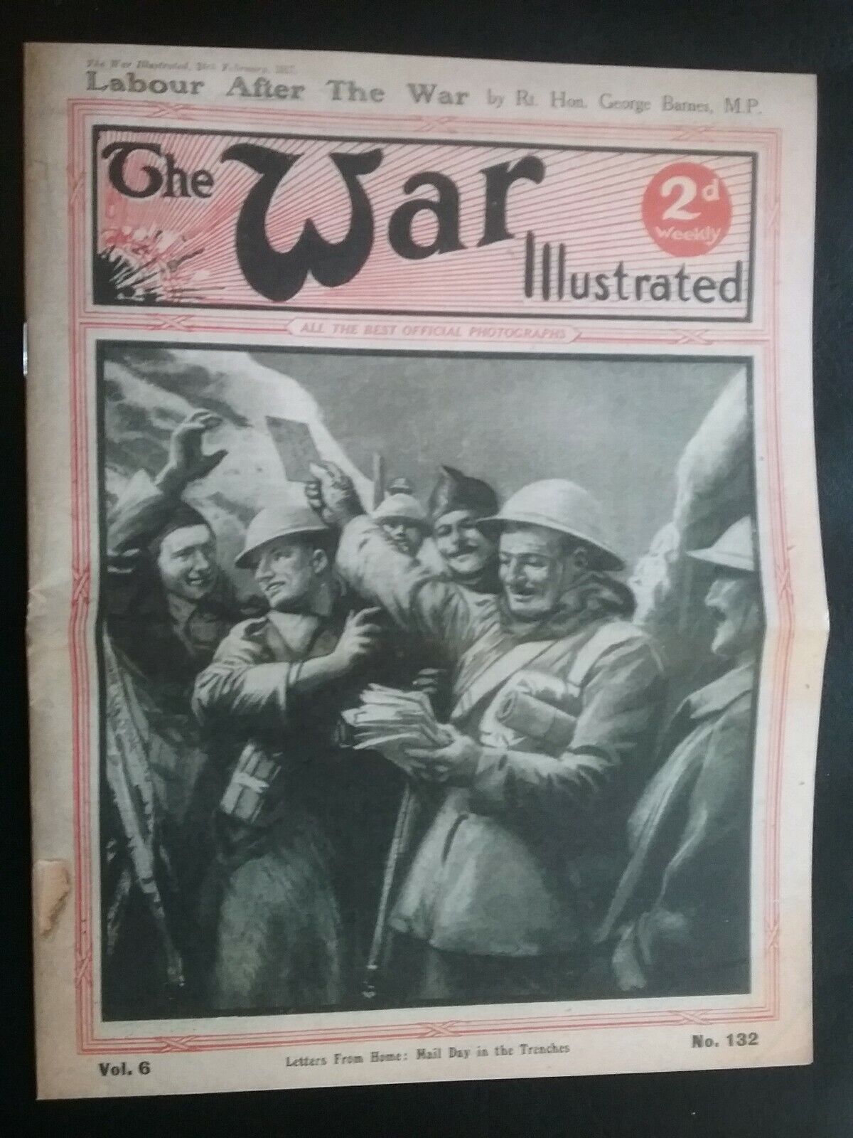 1917 WW I , THE WAR ILLUSTRATED , 16 PAGES OF PHOTO\'S & FEATURES OF LIFE & DEATH