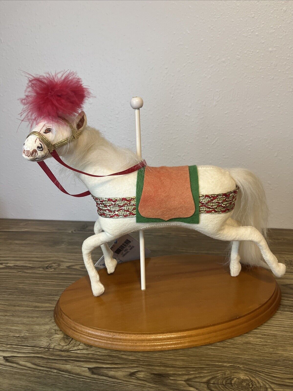 Annalee Dolls Thorndike Mobility Carousel Horse 1996 Vintage 12” Christmas W/Tag