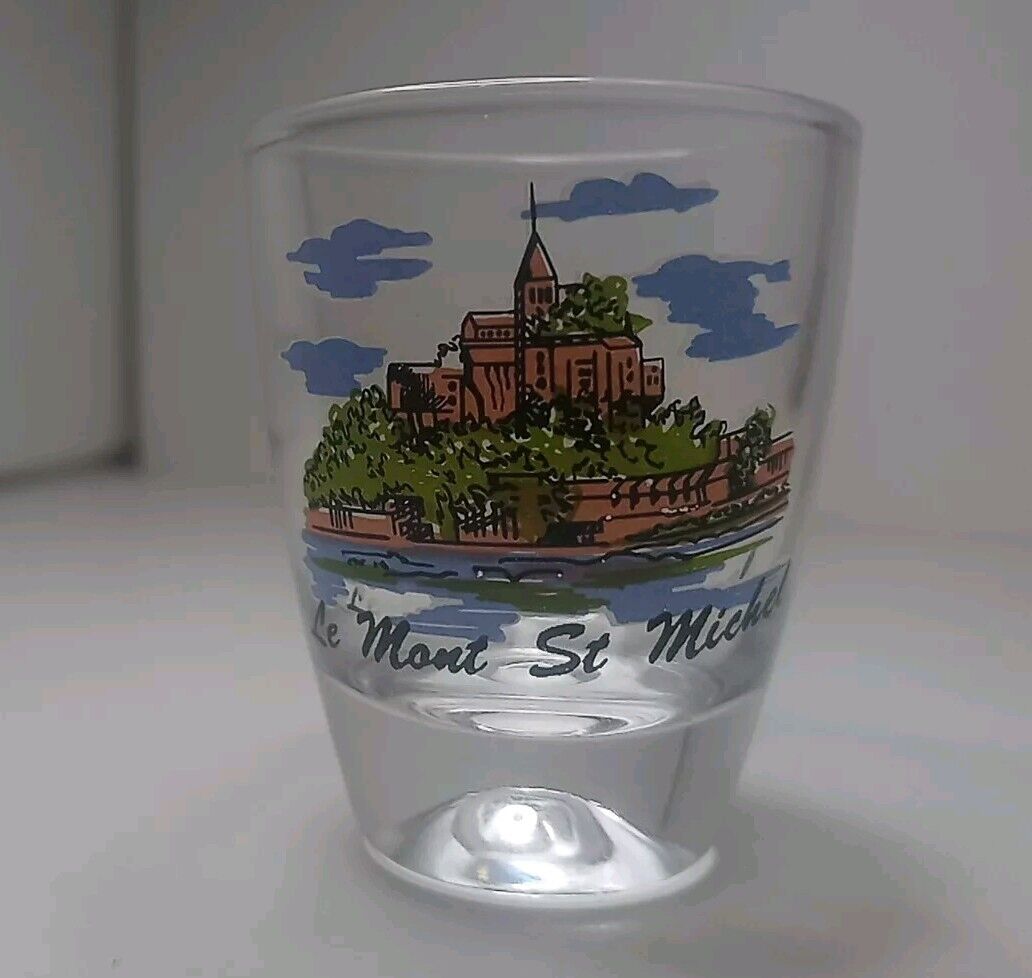 Le Mont St Michel France Europe Shot Glass Souvenir Collectible 