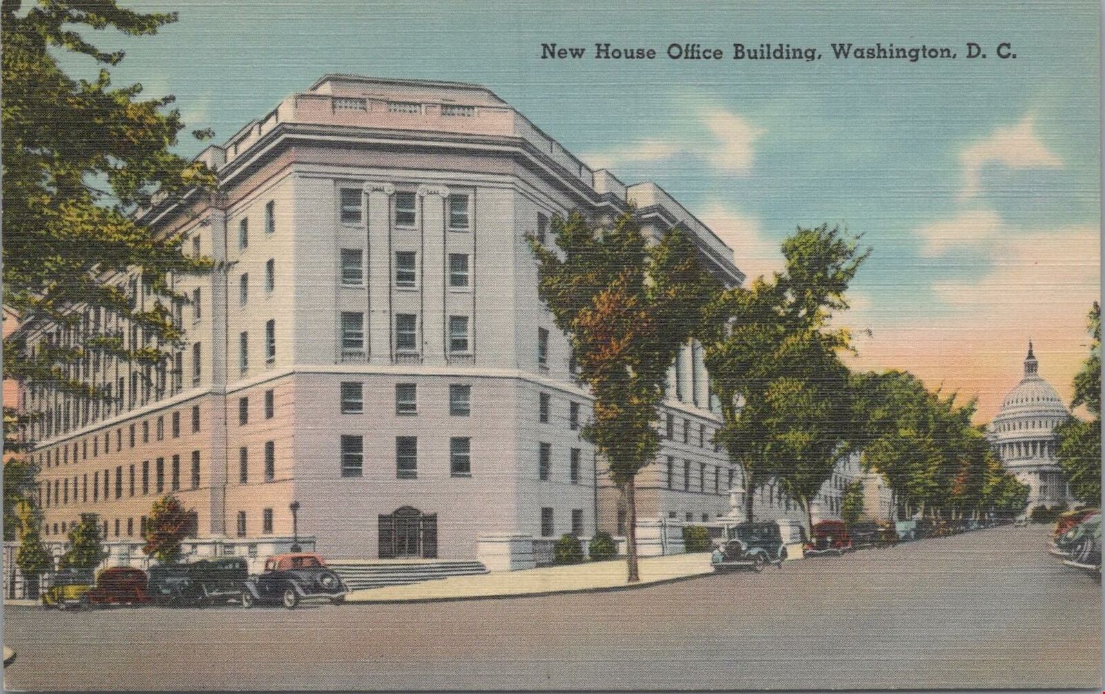 Postcard New House Office Building Washington DC 