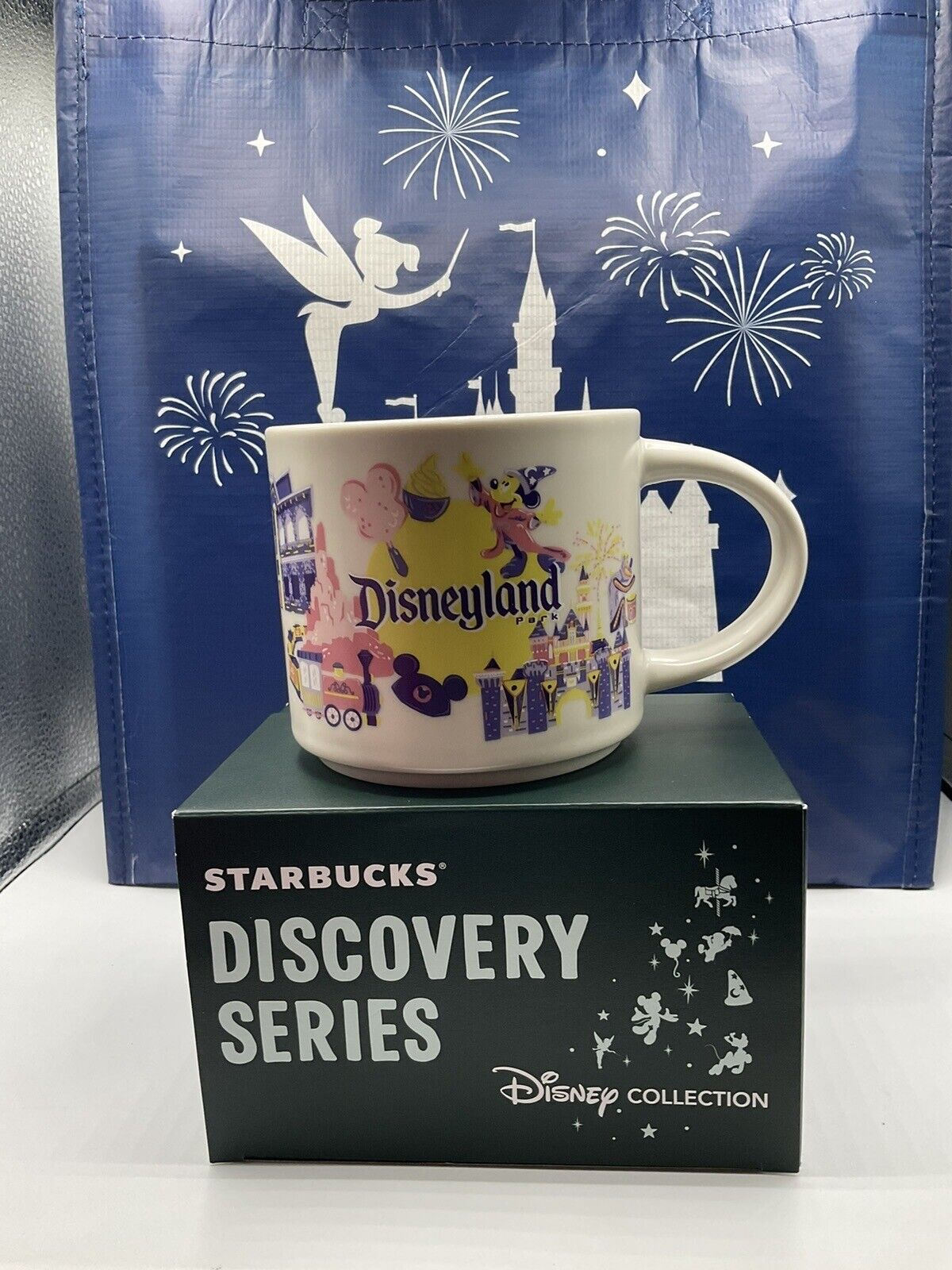 STARBUCKS Disneyland DISCOVERY SERIES New The Disney Collection 2024 W/ Bag