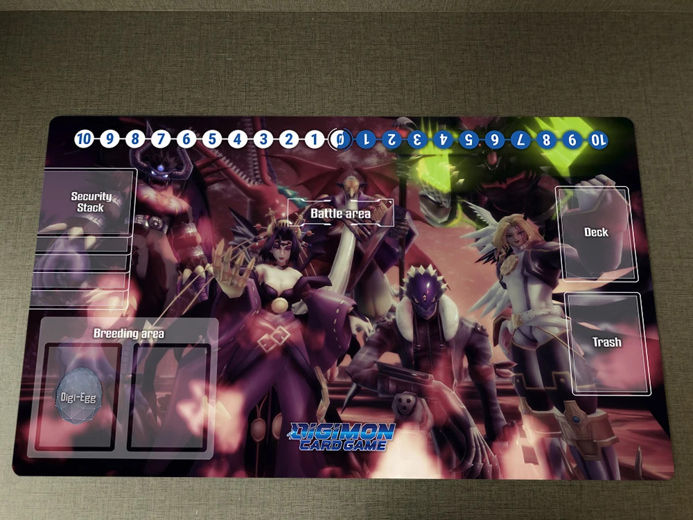 Digimon Lilithmon Duel Playmat TCG CCG Mat Trading Card Game