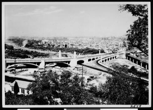 Hyperion Street Bridge Hyperion-Glendale Bridge California - Old Photo