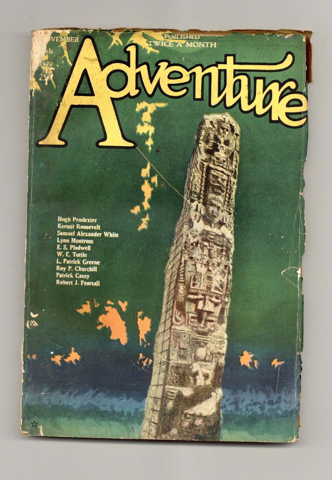 Adventure Pulp/Magazine Nov 18 1920 Vol. 27 #4 FR/GD 1.5