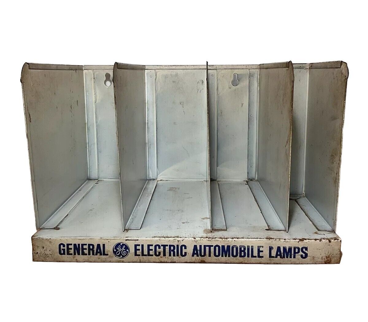 Vintage GE General Electric Store Display Automobile Lamps Advertising Metal