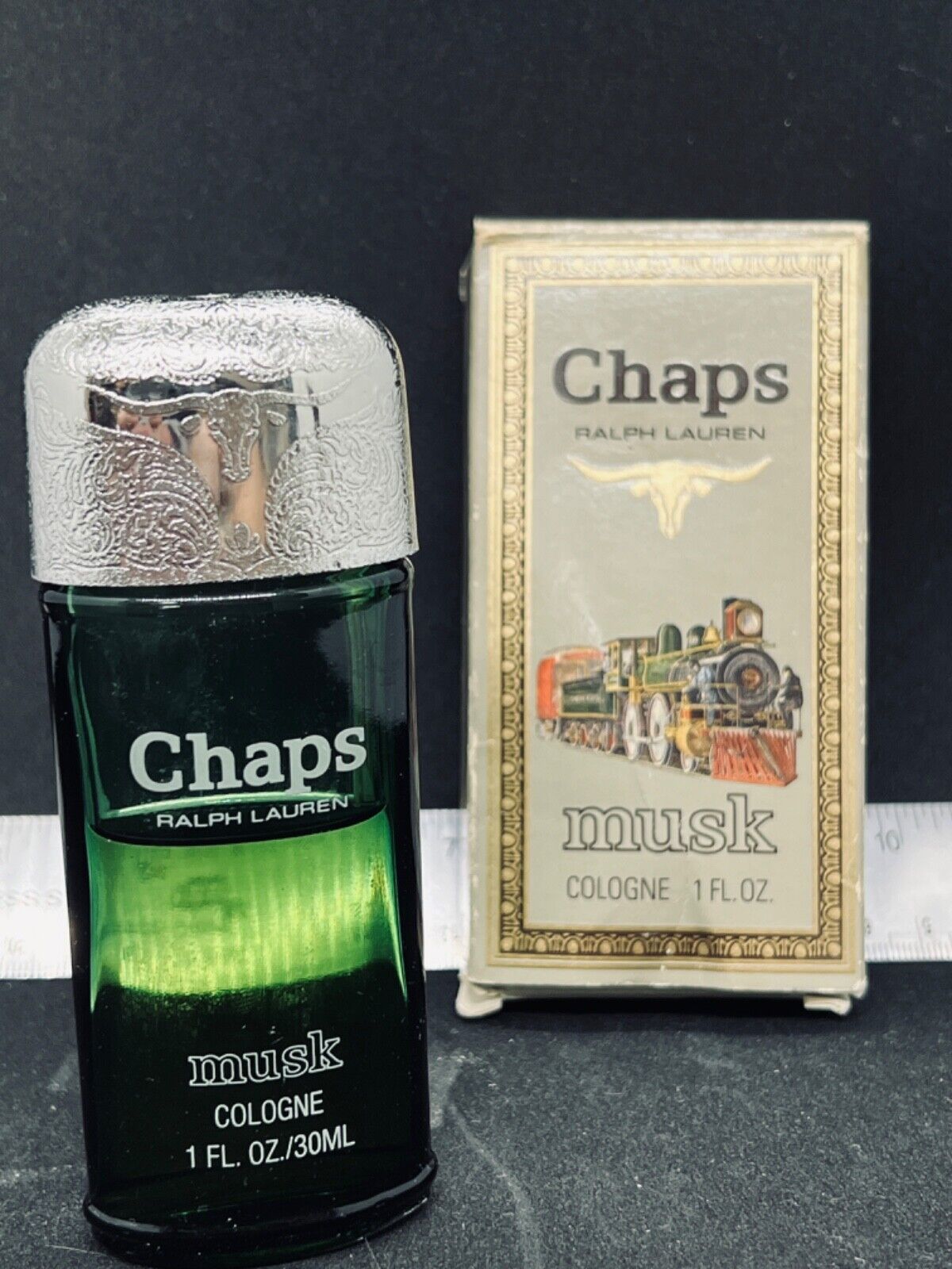 ~*Vintage Ralph Lauren Chaps Musk RARE Splash Cologne After Shave 1oz 75% Full*~