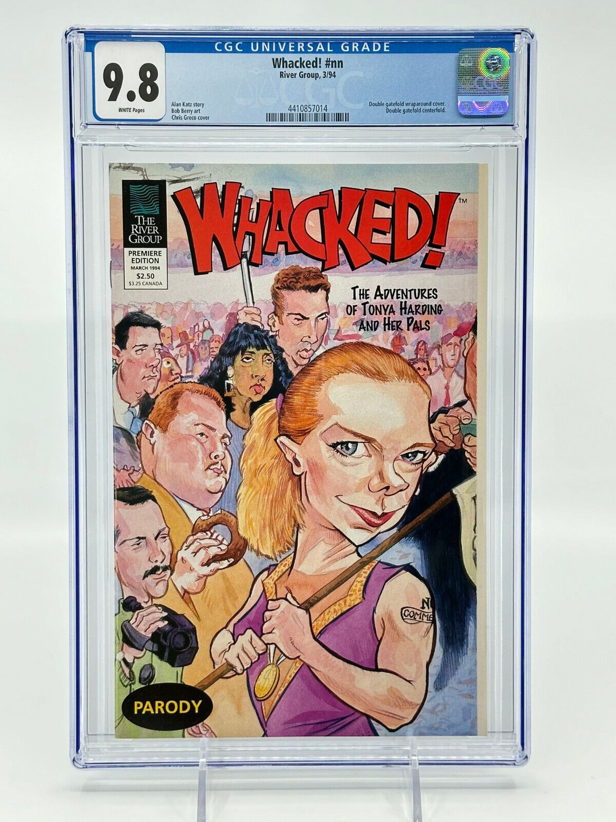 Whacked The Adventures of Tonya Harding & Her Pals #nn CGC 9.8 River Group 1994