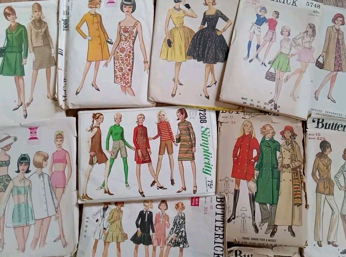 Wow 16 Amazing Vintage Retro Summer Early 1960s And 60s Sewing Patterns Dresses