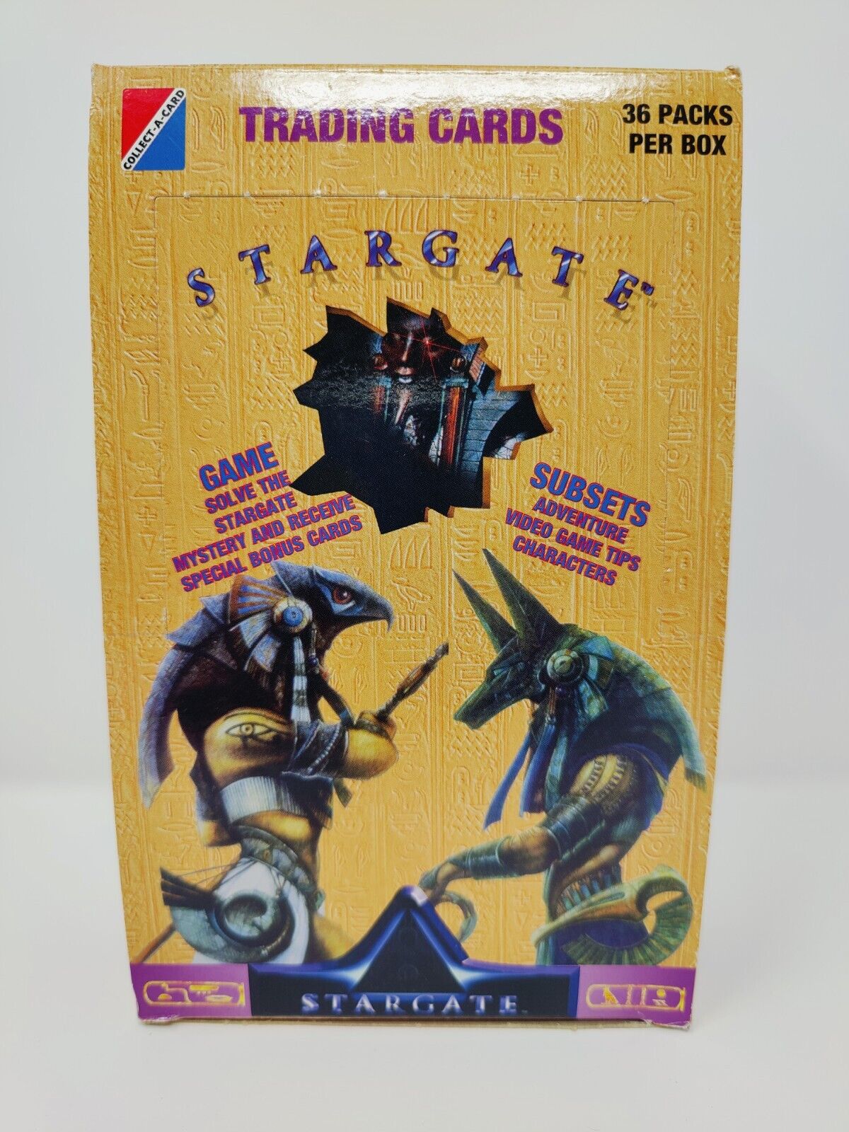 Stargate Trading Cards 36 Packs Box Collect-A-Card 1994 - Open Box