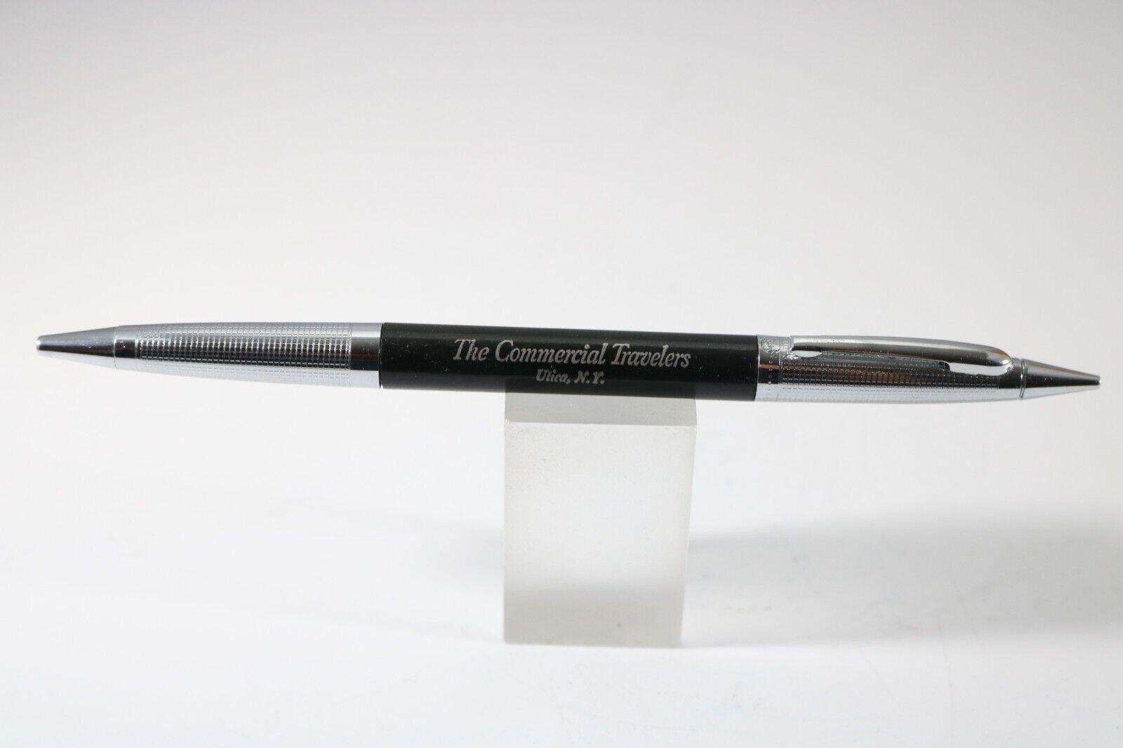 Vintage (c1975) VERY RARE Garland Twin-O-Matic DeLuxe Chrome Ballpoint & Pencil