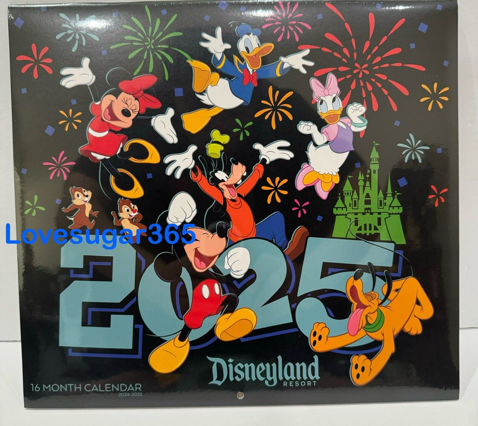 Disney Parks Disneyland Full Color Calendar 16 Month NEW 2024 - 2025