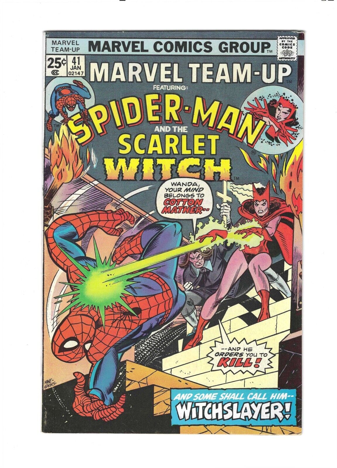 Marvel Team-Up #41: Dry Cleaned: Pressed: Bagged: Boarded: FN-VF 7.0