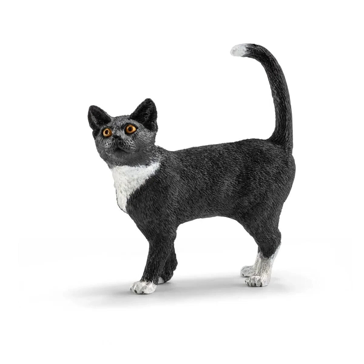 BRAND NEW Mini Standing Black Cat Figurine by Schleich  2.4” H x 2.2” L