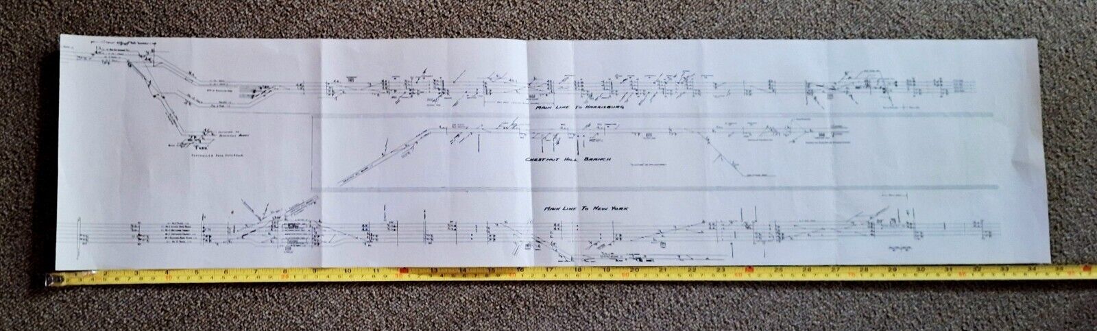 3 Ft. Vintage Philadelphia Area Conductors Qualifying Map