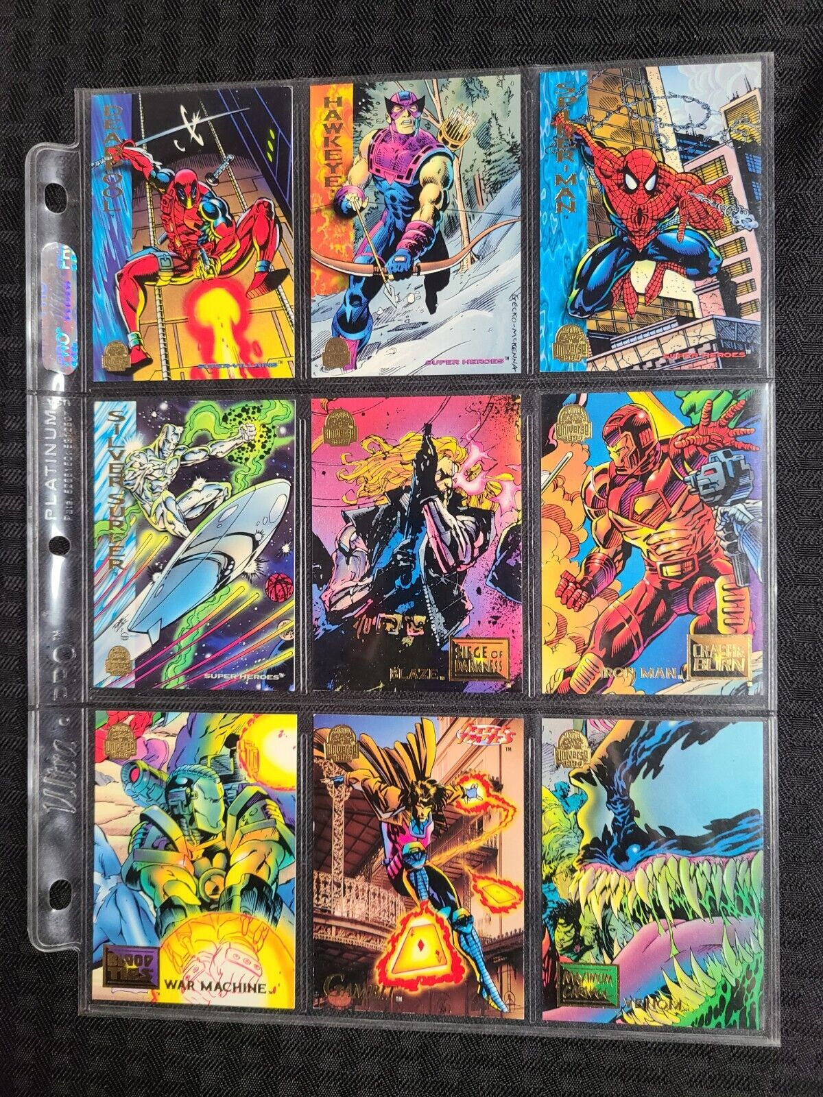 1994 Flair 1992 Marvel 45 Card Lot X-Men Spiderman Venom Holofoil Deadpool 