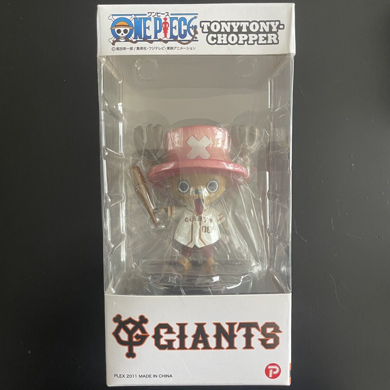 One Piece Tony Chopper Baseball Bobbing Head Figure Giants Ver.