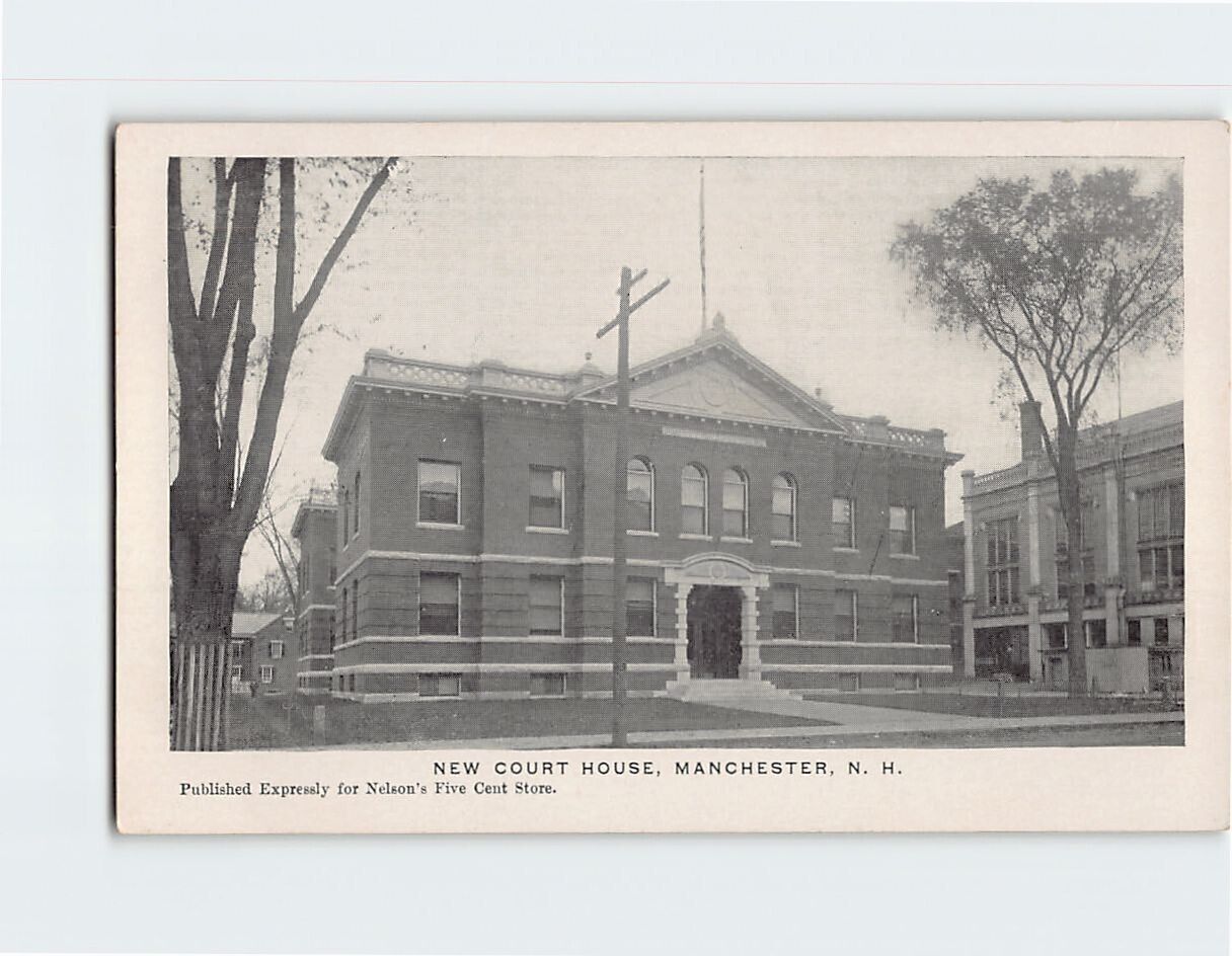 Postcard New Court House Manchester New Hampshire USA