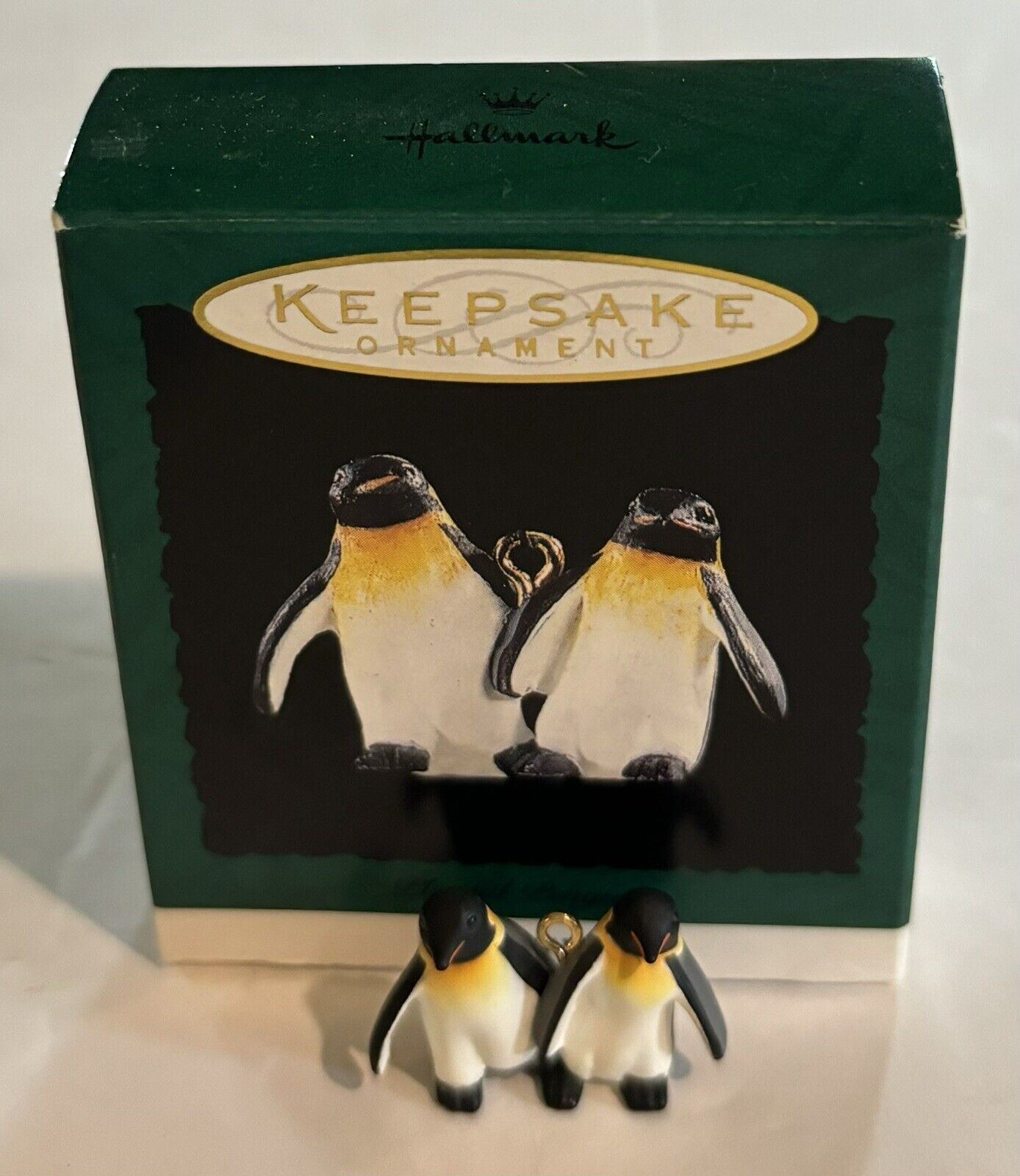 Vintage Playful Penguins 1995 Hallmark Keepsake Christmas Tree Ornament New