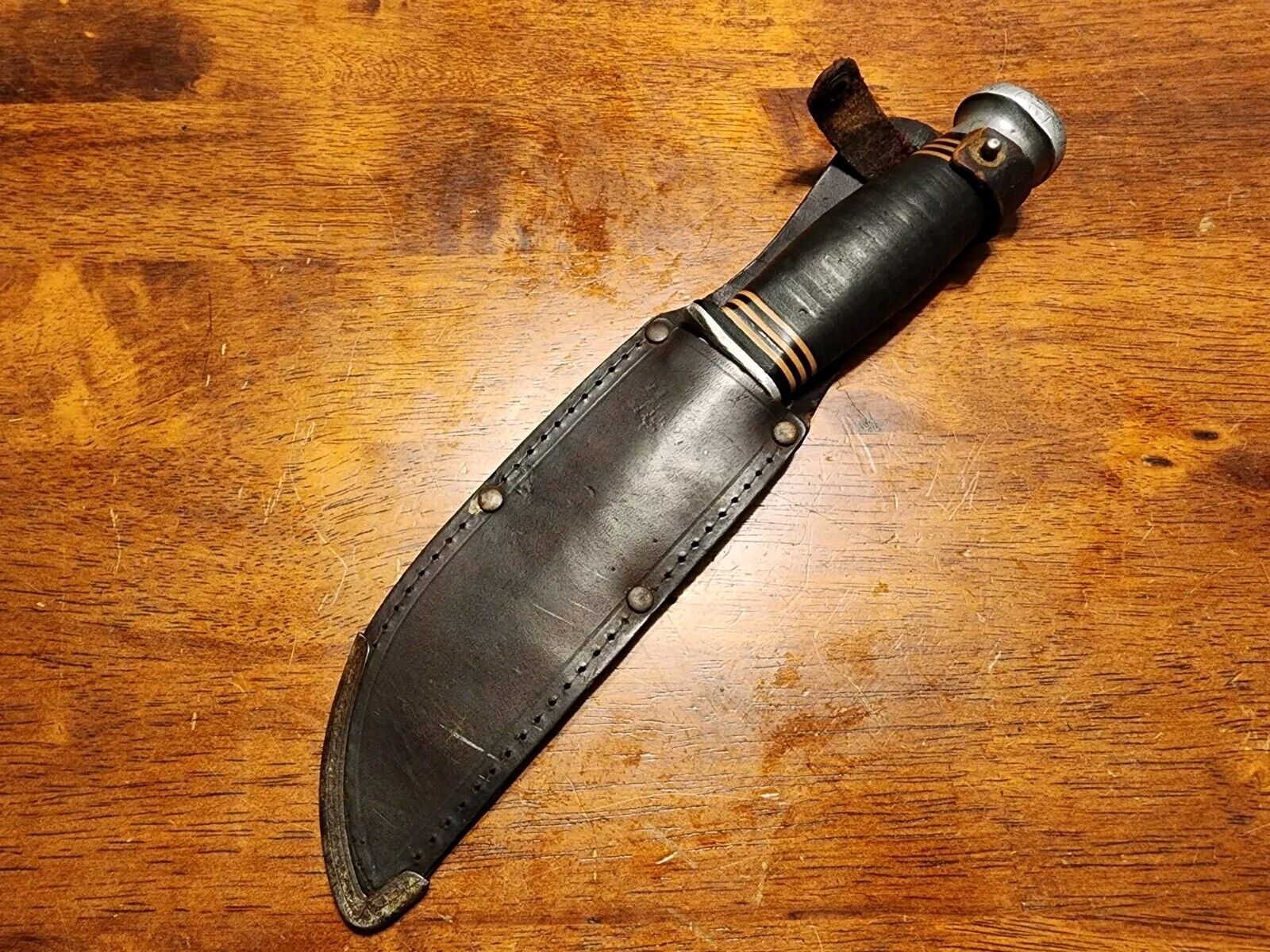 Vintage Old Kinfolks Kinfolk Trail Master K 380 Fixed Blade Hunting Knife K380