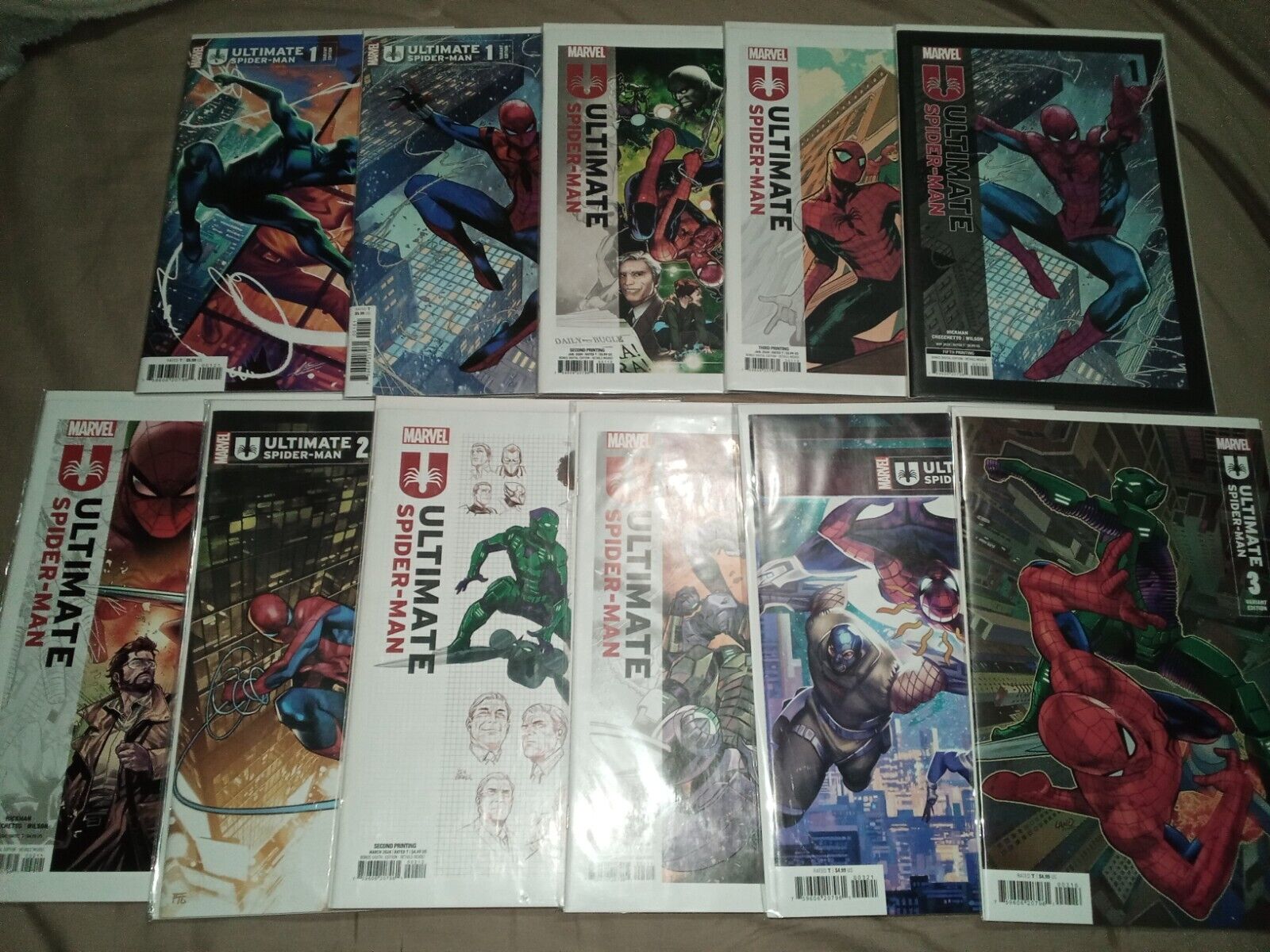 Lot Of 11 Ultimate Spider-Man (2024) Comics 