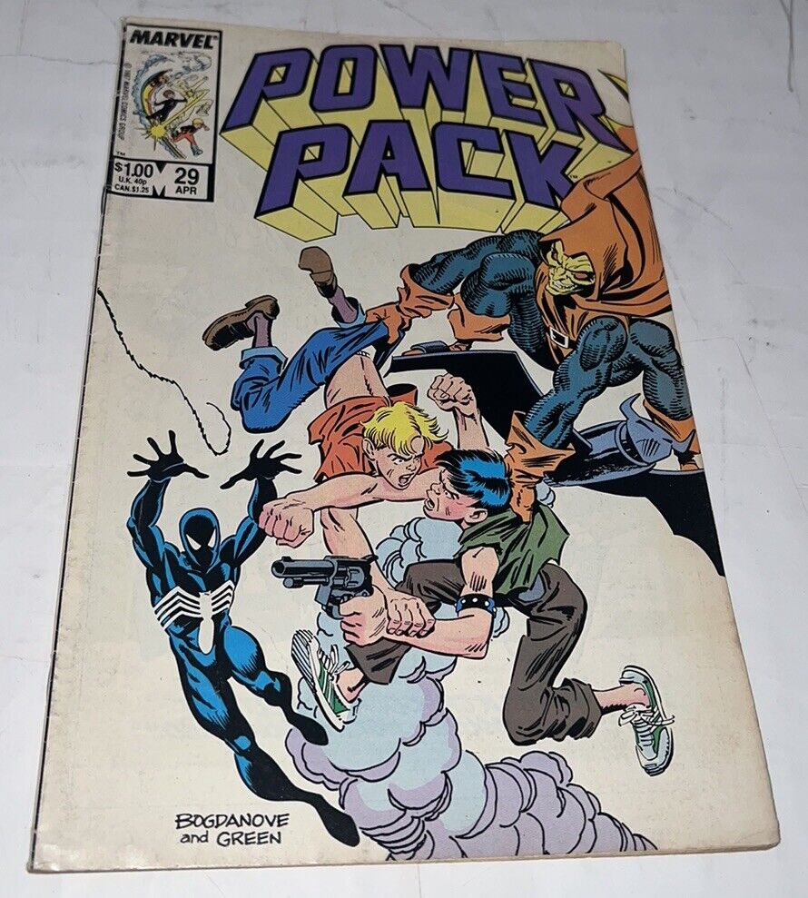 Power Pack #29 Marvel Comics 1987 VF/NM Black Suit Spider-Man Hobgoblin App.