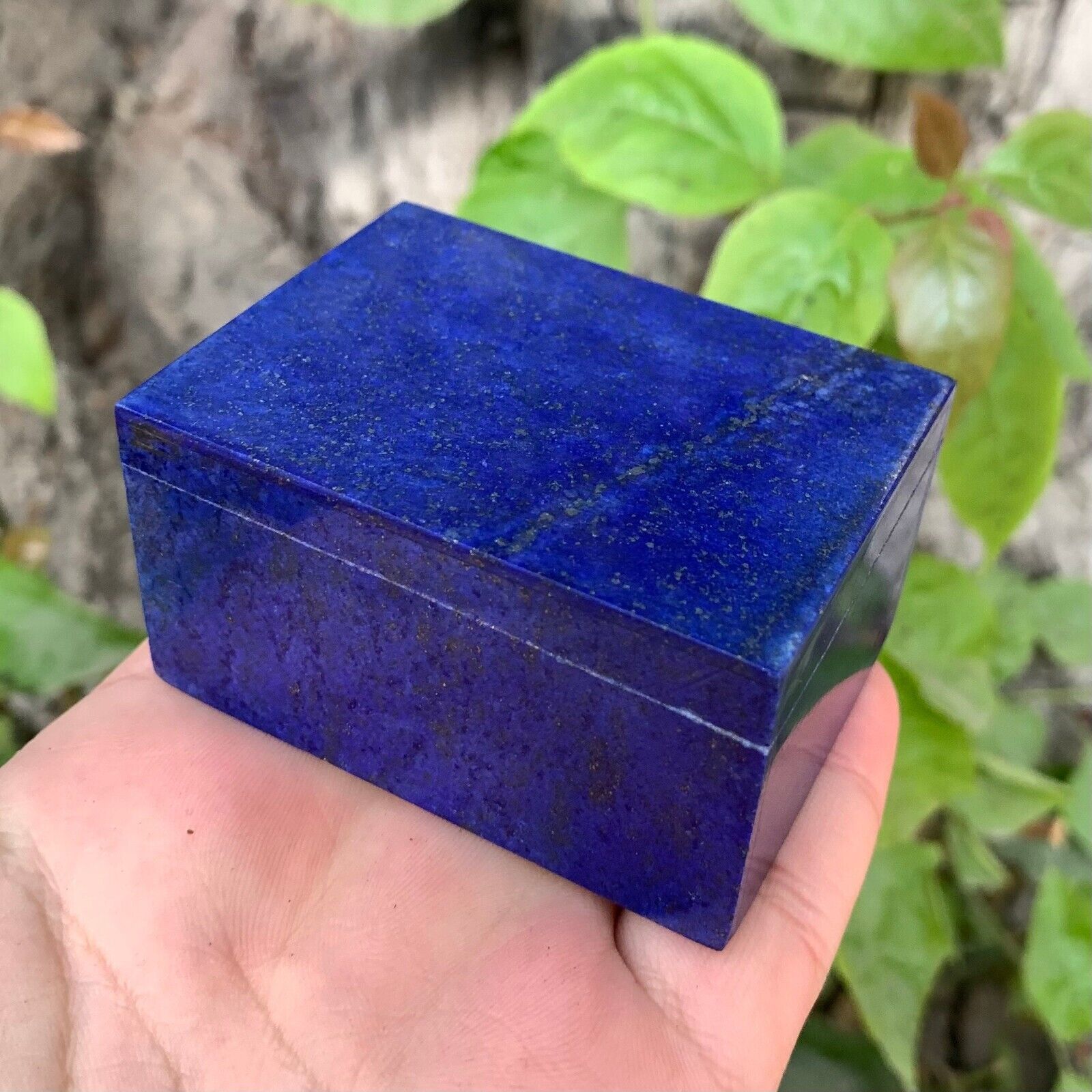 177g Beautiful Lapis Lazuli Mini Box, Lapis Box, Lapis Jewelry Box, Lapis Lazuli
