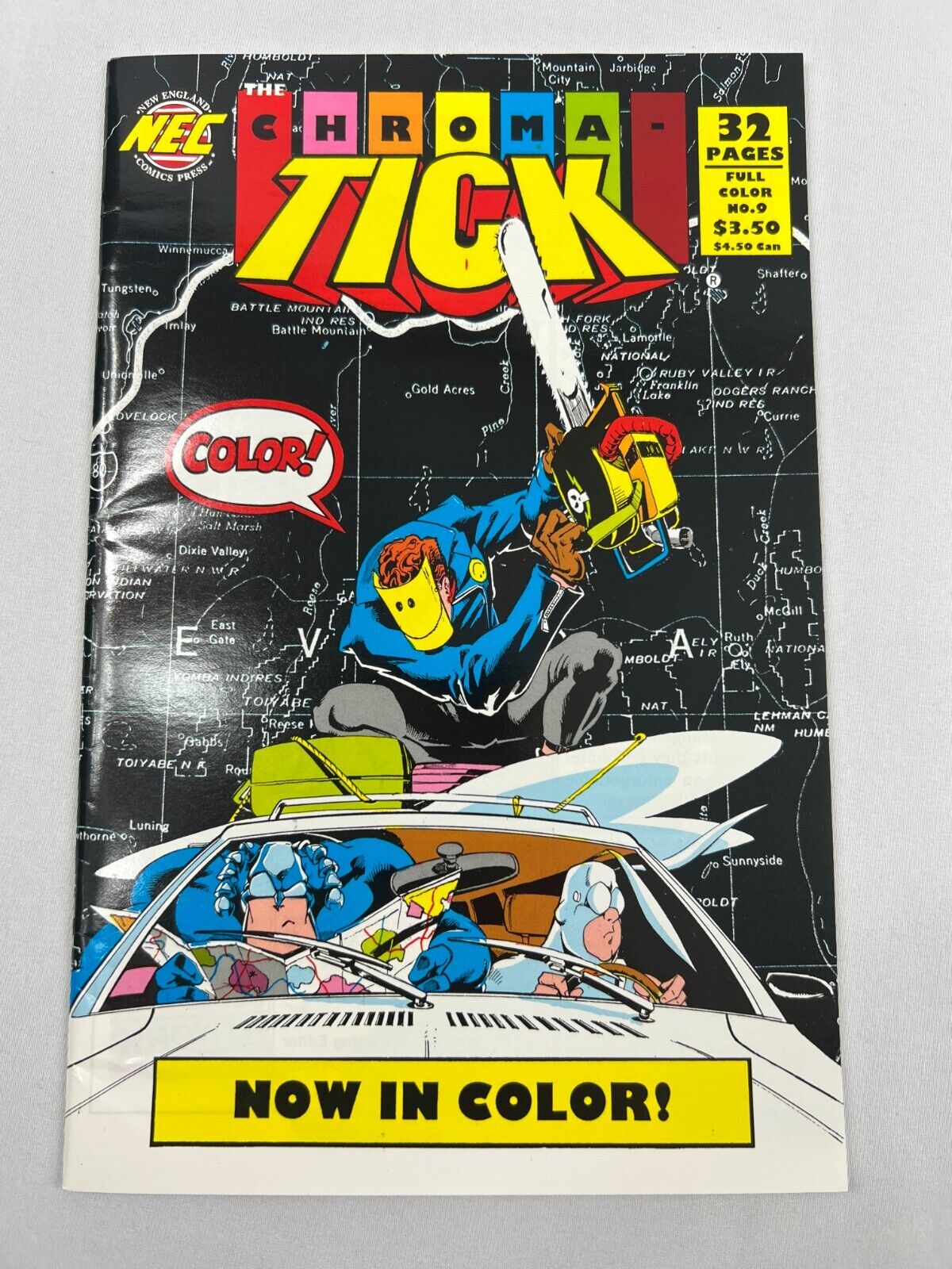 The Chroma Tick #9 - New England Comics - 1988 - Excellent Condition