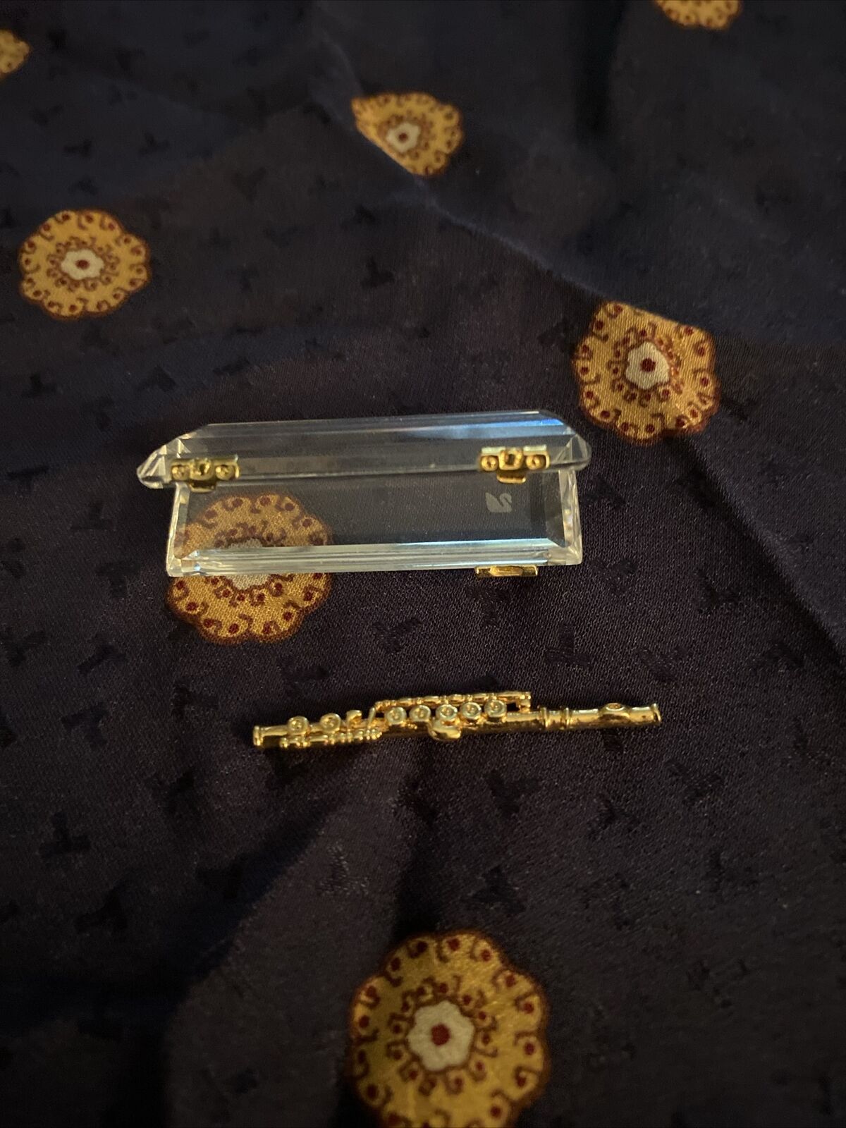 Swarovski Crystal Memories Flute Made in Austria Rare Find