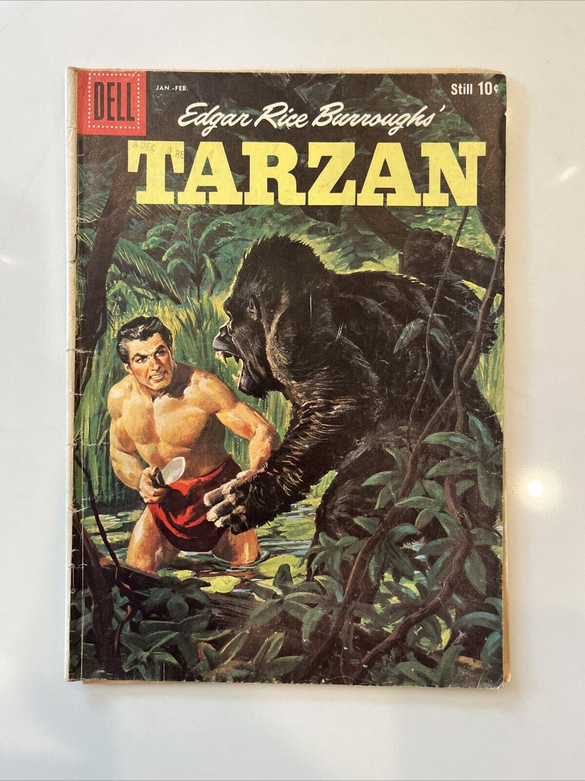 Edgar Rice Burrough's Tarzan #116 1960 DELL COMIC BOOK