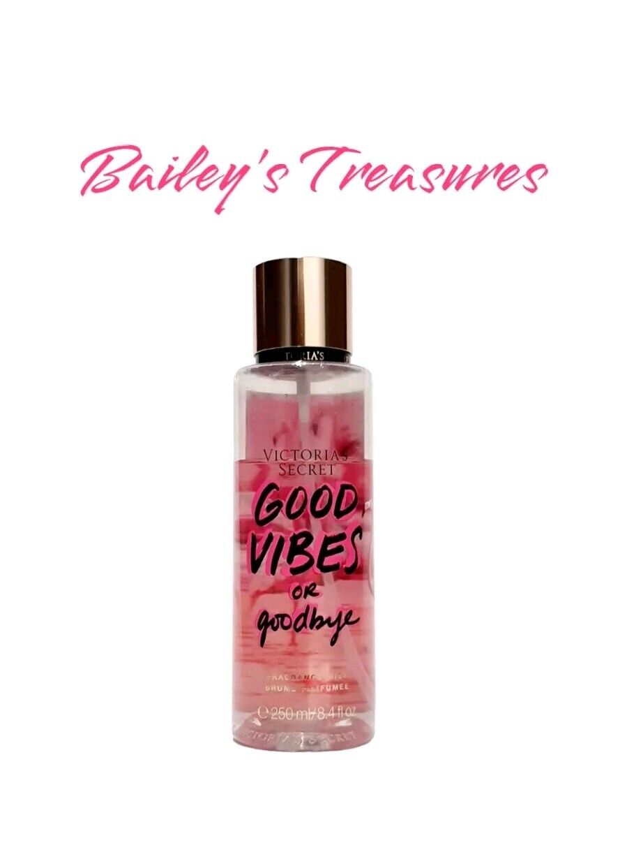 Victoria's Secret Good Vibes Only or Goodbye 8.4 oz Fragrance Mist SEE DESCRIPTI