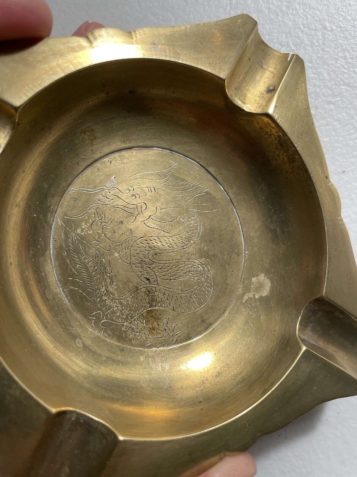 Vintage Chineese Brass Ashtrays