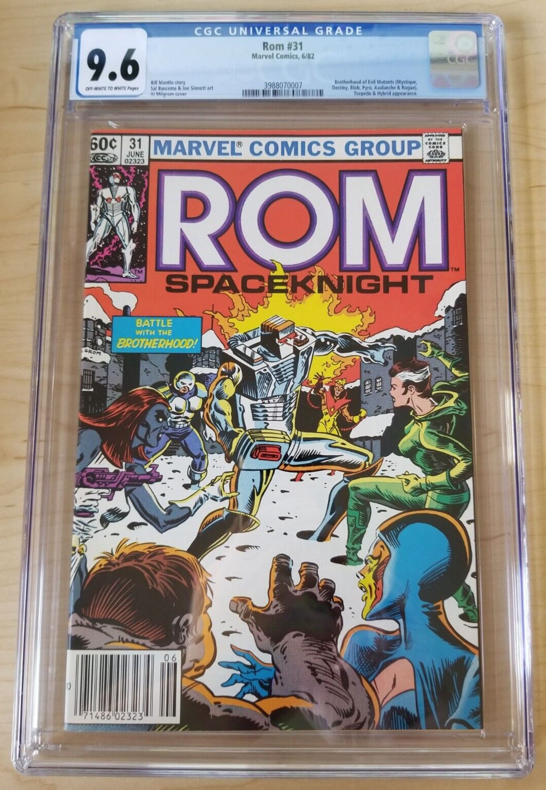 ROM issue #31 - CGC 9.6 (1982, Marvel Comics) 2nd appearance of Rogue, MCU soon?