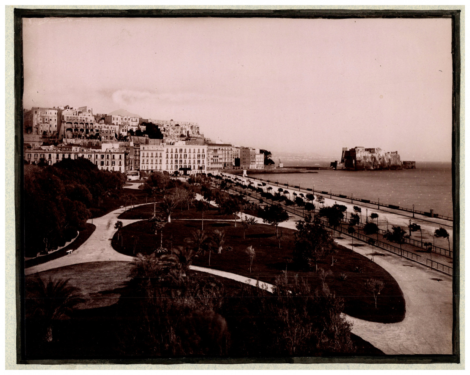 Italy, Naples, via National Vintage print, vintage print, albu print