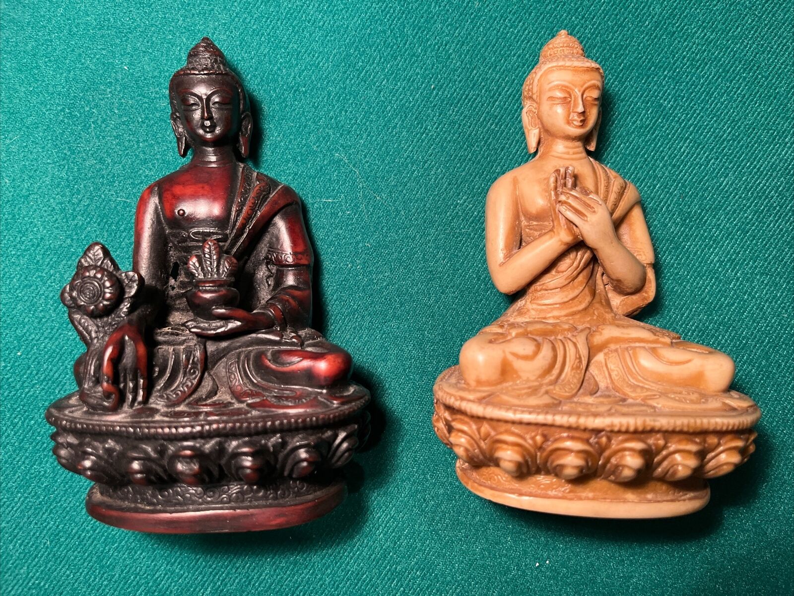 TWO Buddha Seated Statues. From Nepal. **FREE SHIPPING**