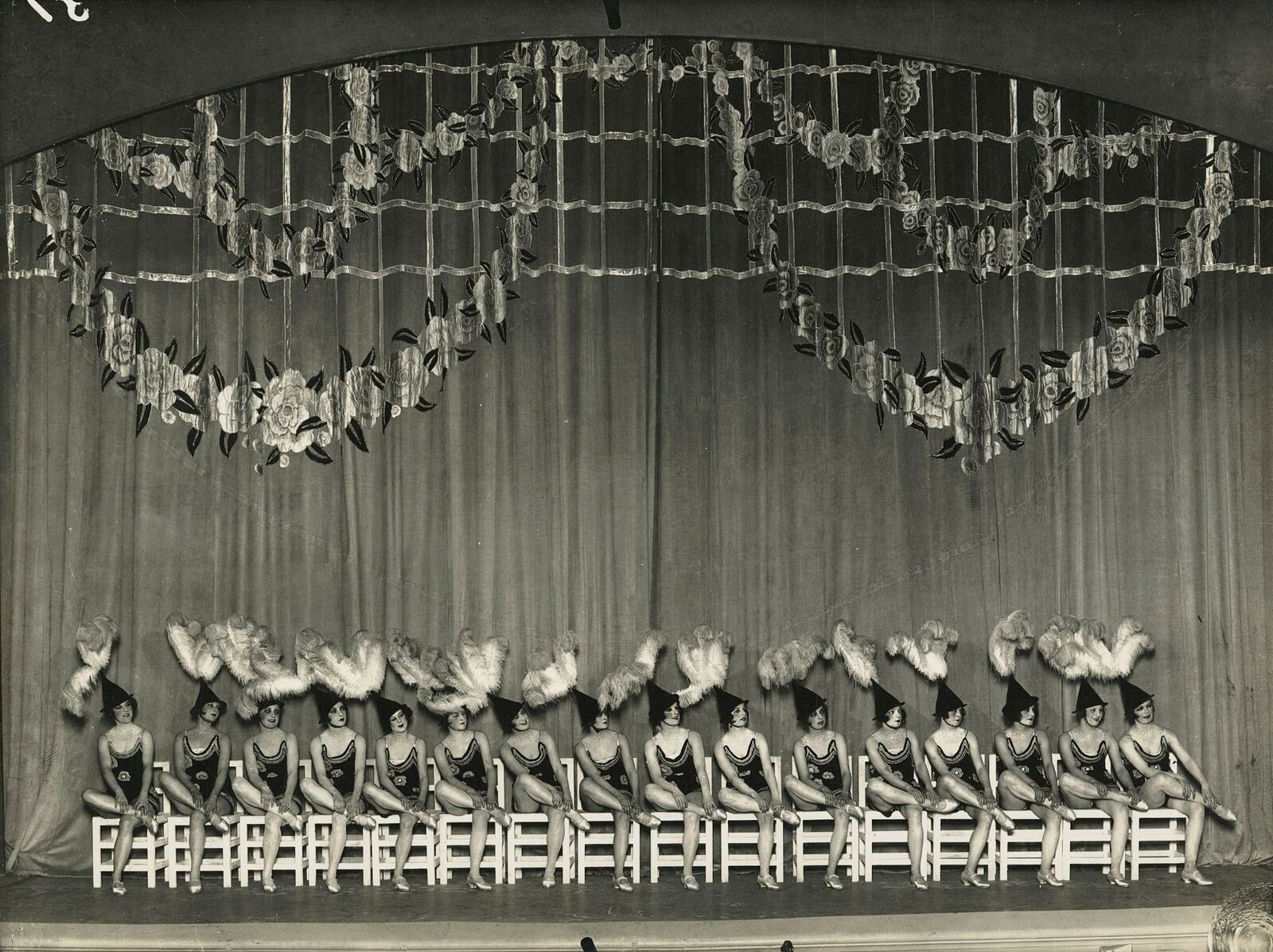 c. 1920's Folies Bergère Photo by Lucien Walery ART DECO