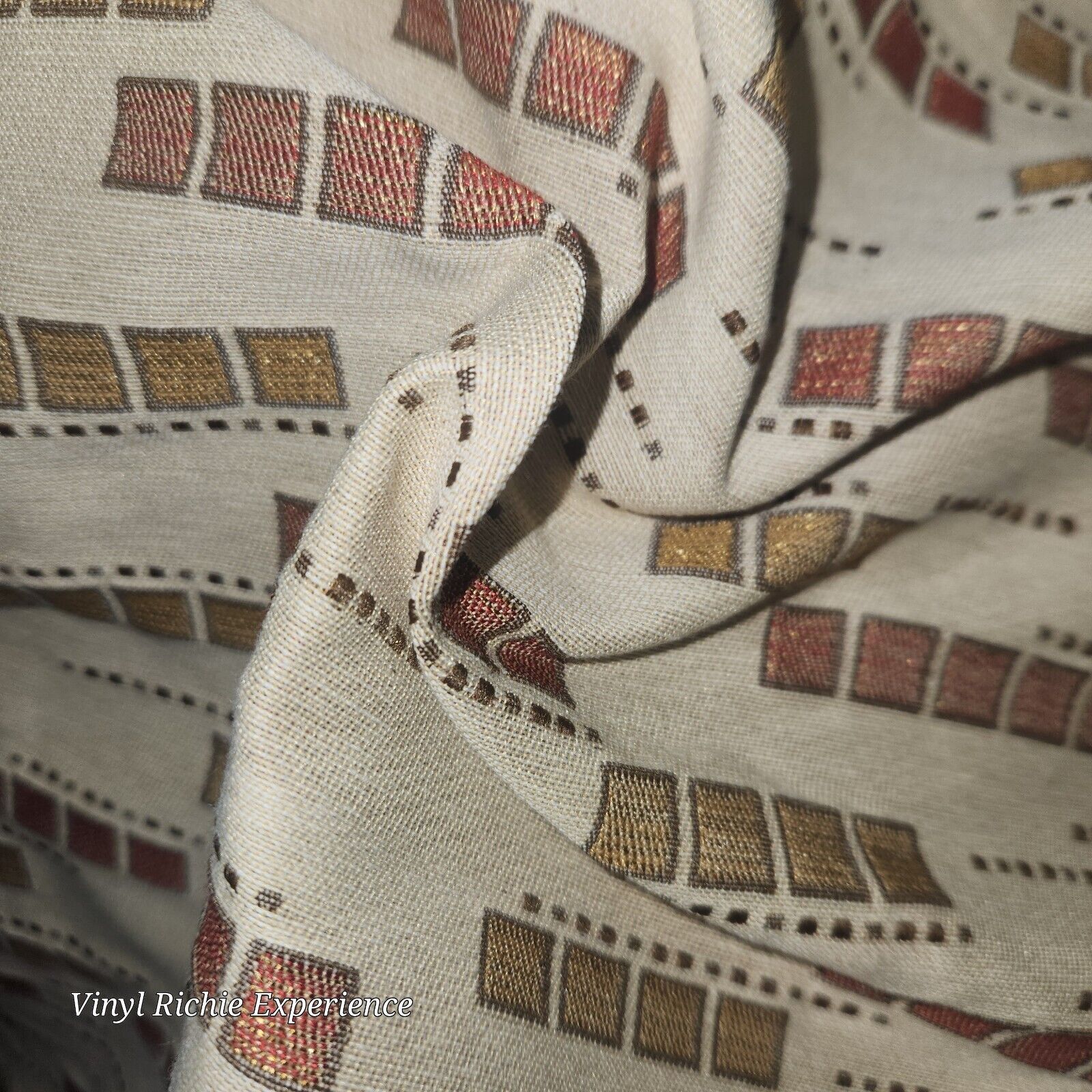 Duralee Retro Vibrant Geometric Upholstery Woven Jacquard Textile Home 2.5 Yards