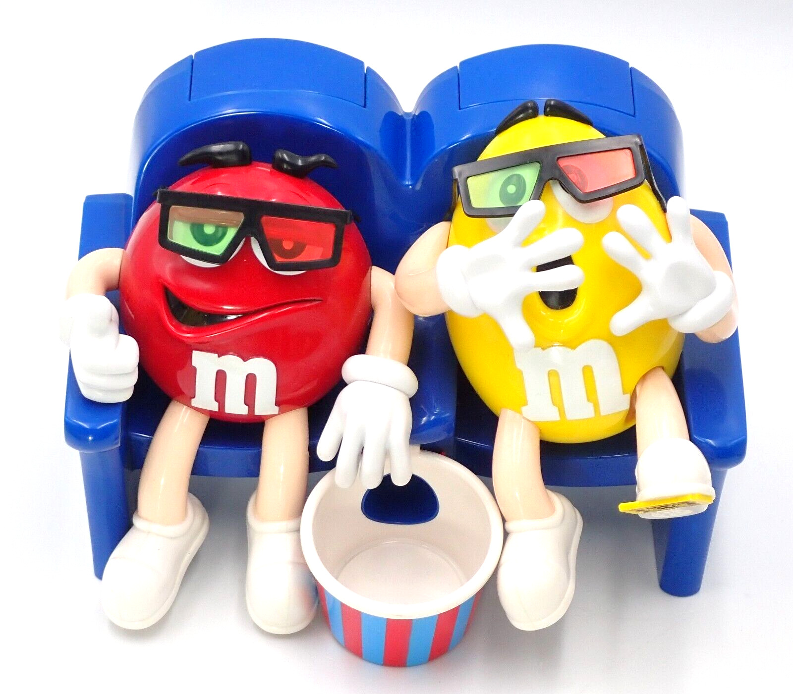 Vintage M&M Candy Dispenser At The Movies in 3-D Collectible Limited Edition