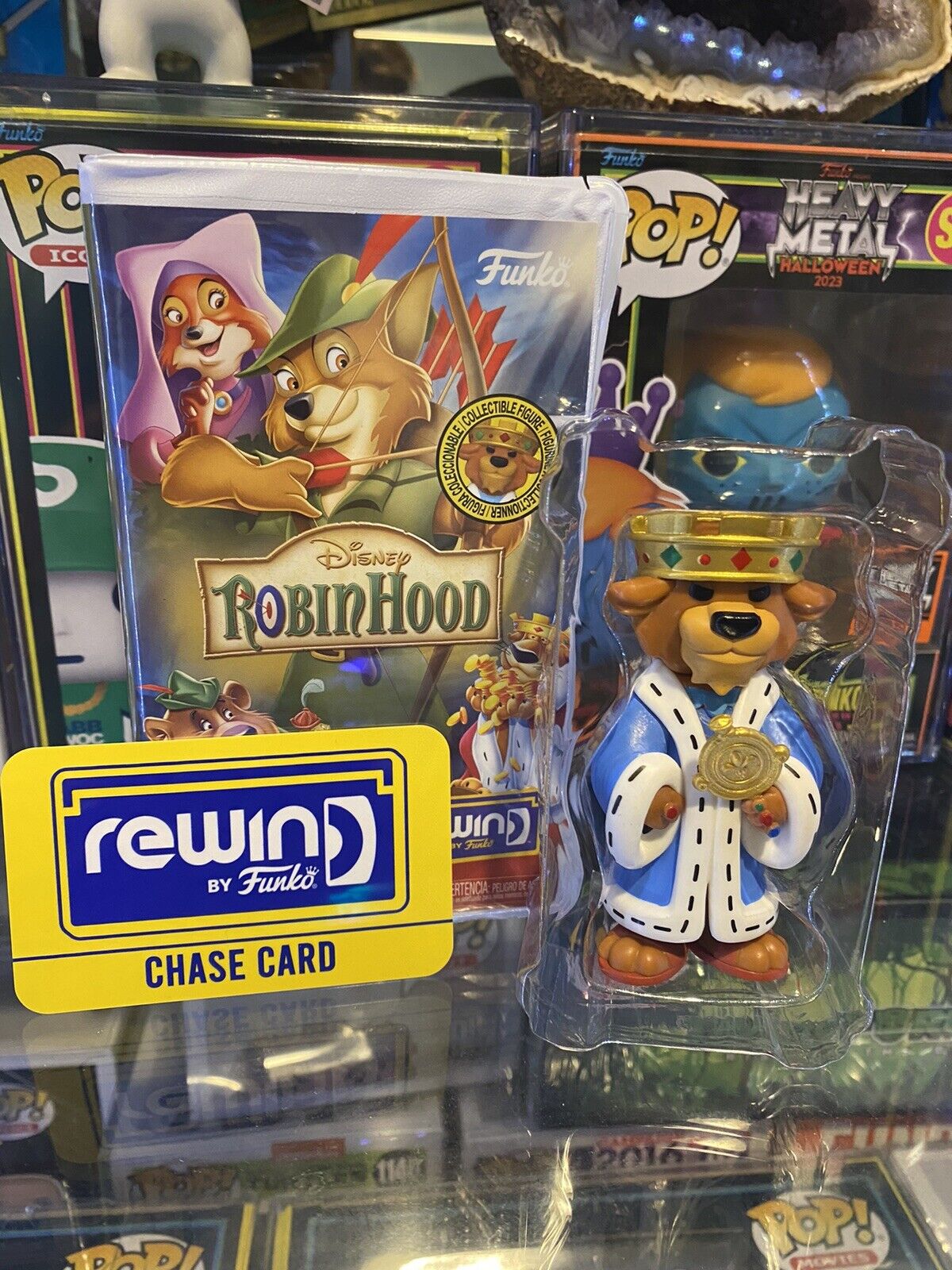 Funko Blockbuster Rewind: CHASE Disney’s  Robin Hood Prince John Blue Robe Rare