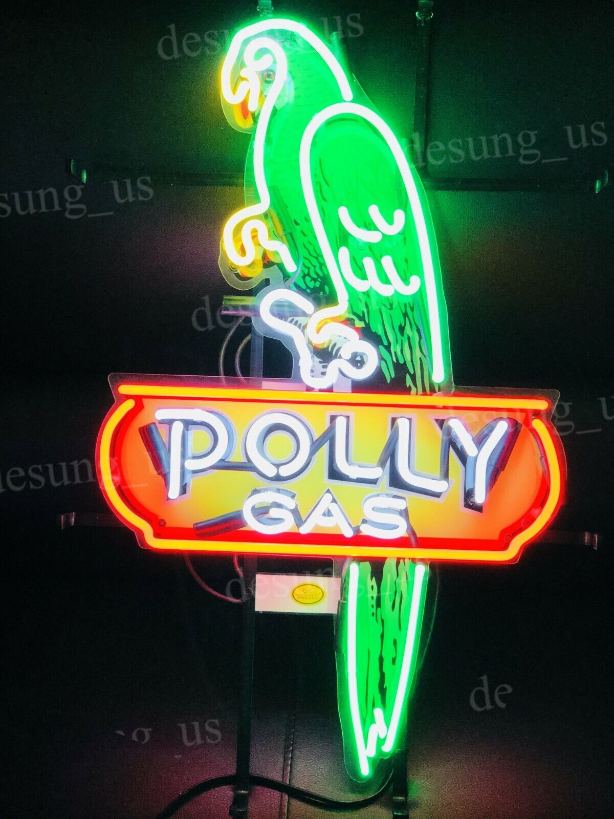 New Polly Gas Gasoline Oil Lamp Neon Light Sign HD Vivid Printing 24\