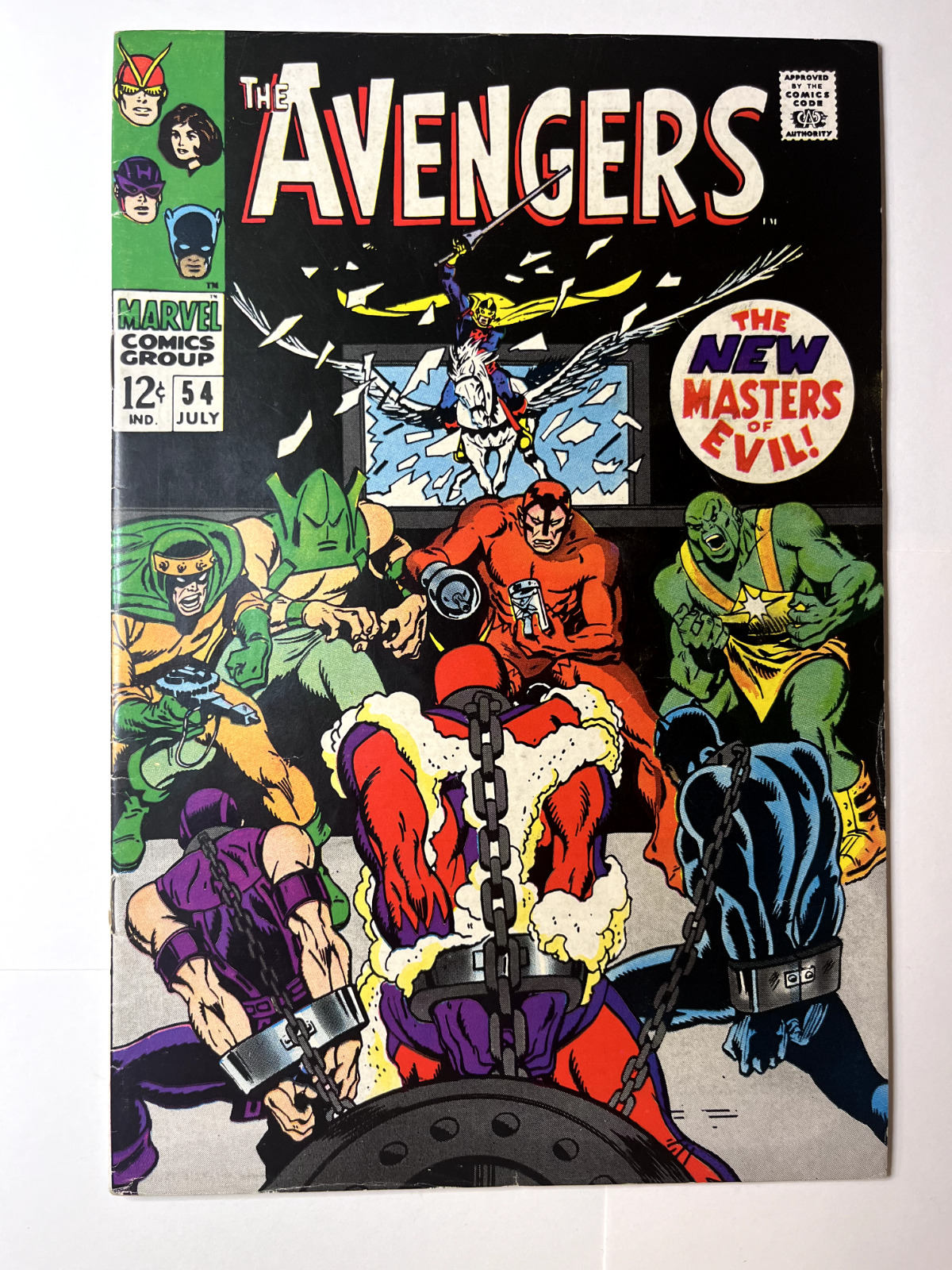 July 1968 The Avengers Marvel Comic #54 Masters of Evil 1st Ultron Black Knight
