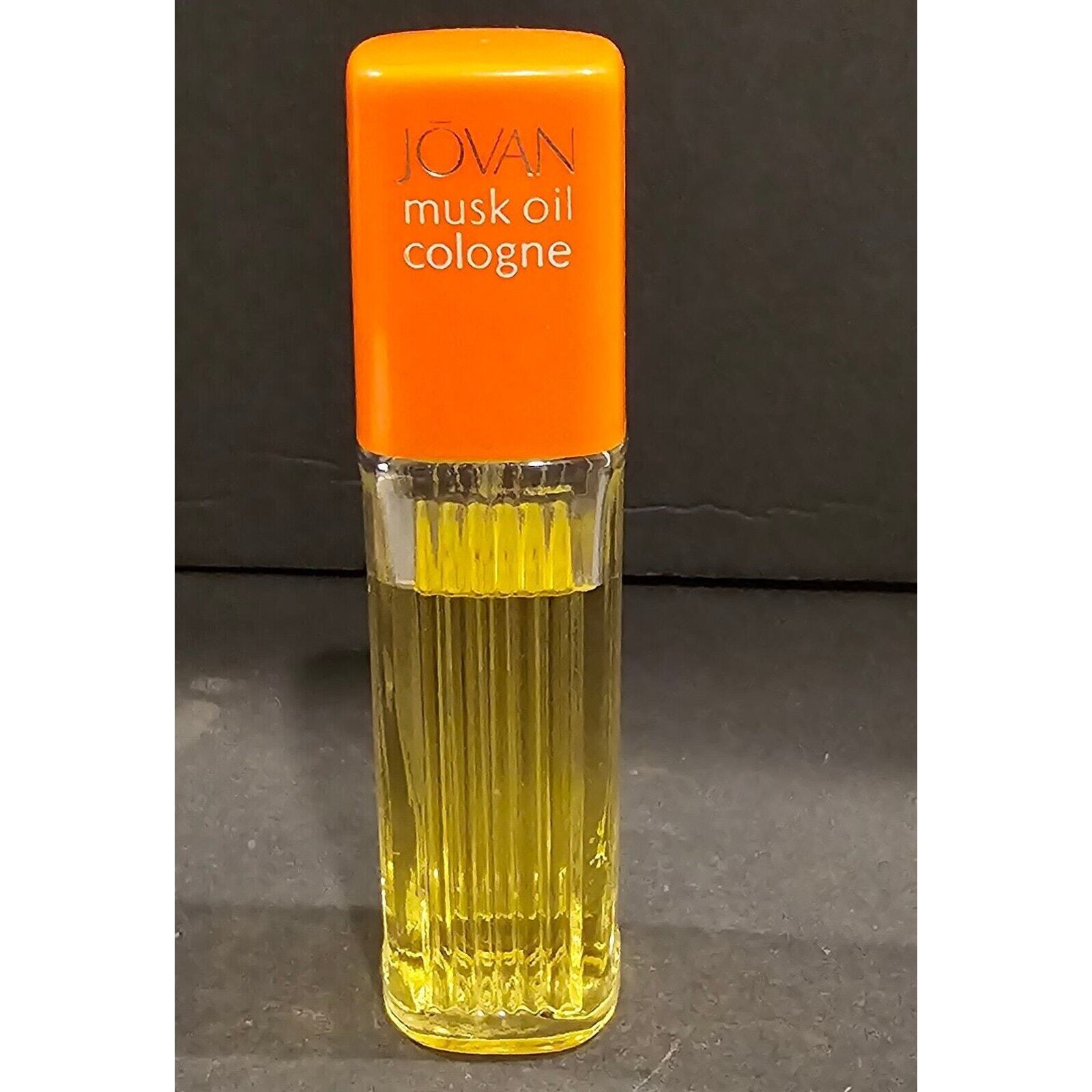 Vintage Jovan Musk Oil Cologne Spray 2oz 85% full Partial Bottle 