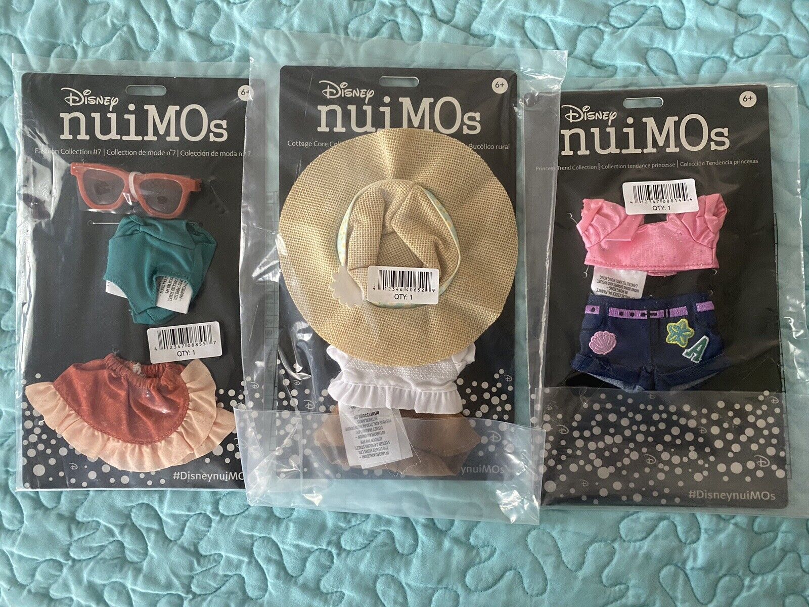 Lot of 3 Disney NuiMOs Summer Outfits NEW