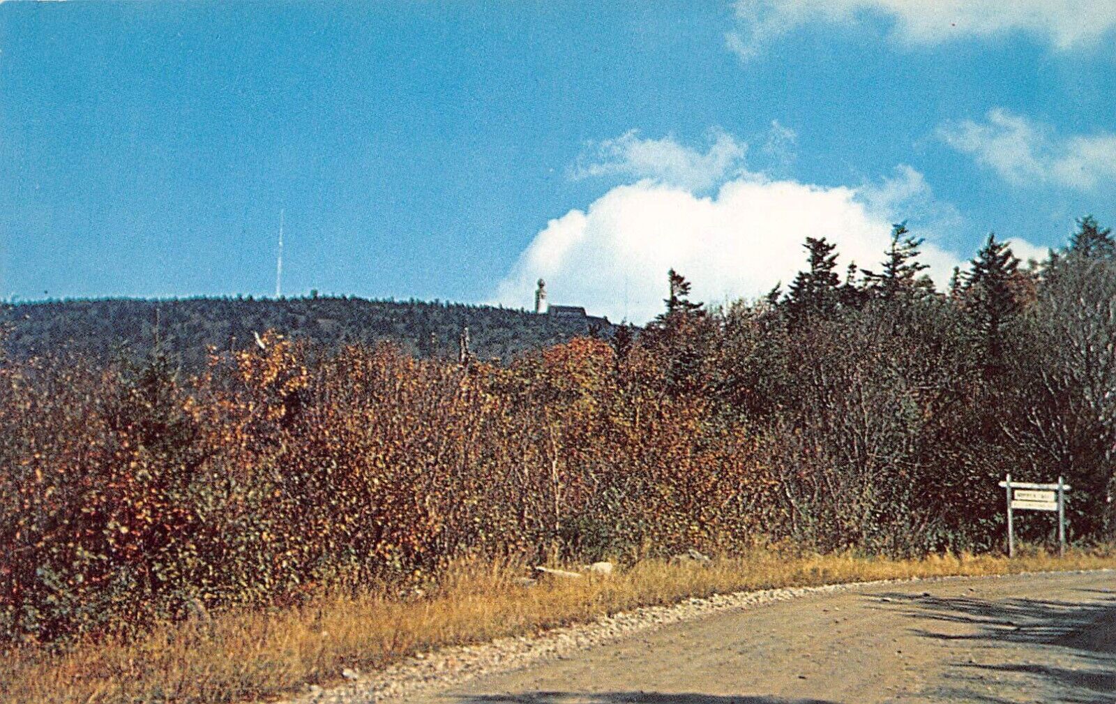 Mount Greylock War Memorial Beacon Adams MA Massachusetts Postcard 4582