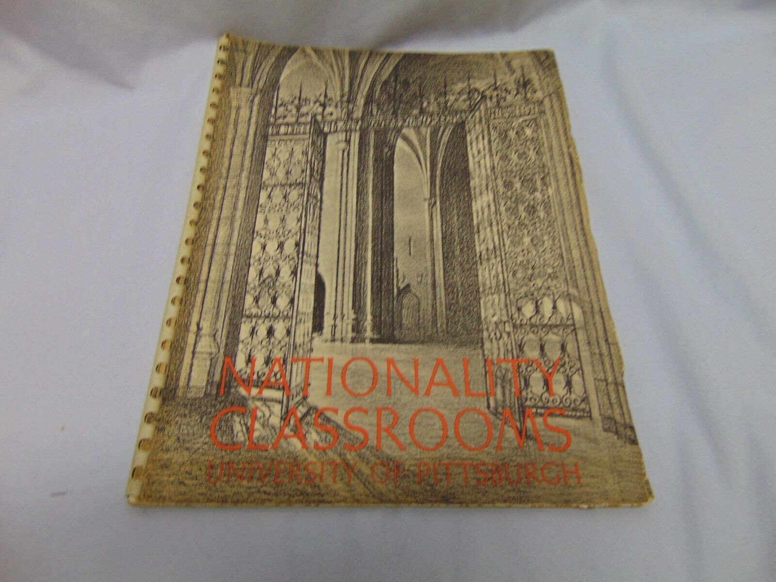 1955 Pittsburgh University Nationality classrooms book spiral bound 40 pgs 12\
