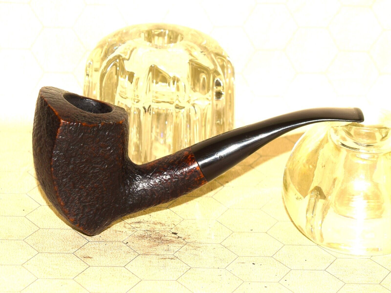 SCANDIA MADE IN DENMARK 9mm Filter Tobacco Pipe #A401