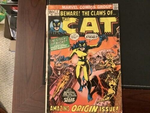 Beware the Claws of the Cat (#1-4)Lot of Four1972 1st APP Greer Grant;Tigra