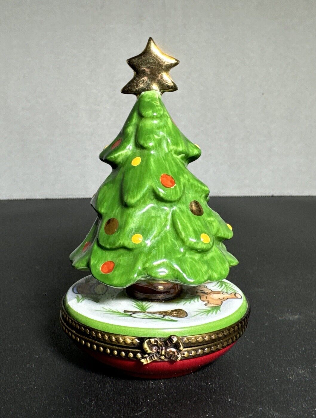 Vintage La Gloriette Limoges Porcelain Christmas Tree