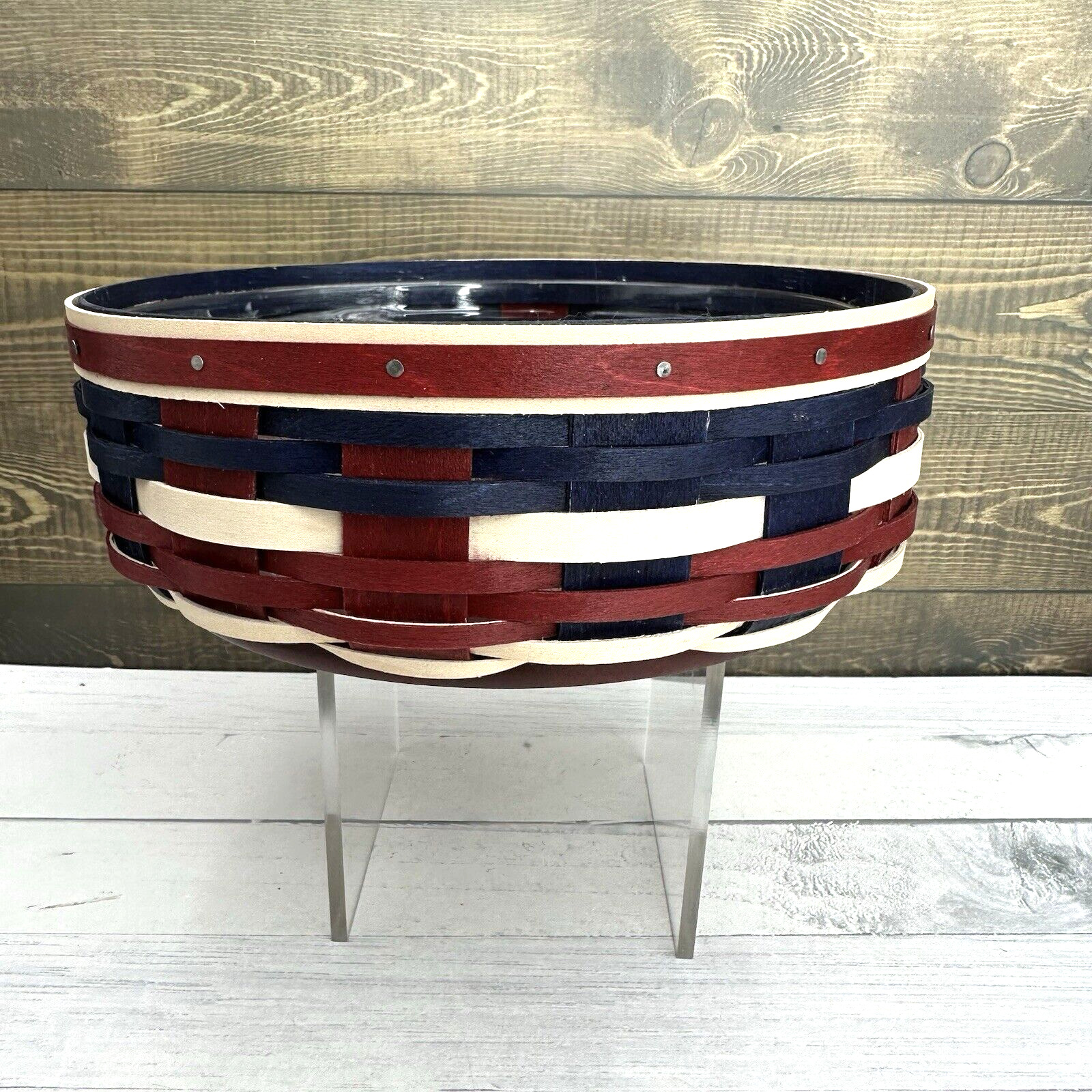 2013 Longaberger Americana Divide It Up Basket and Divided Protector